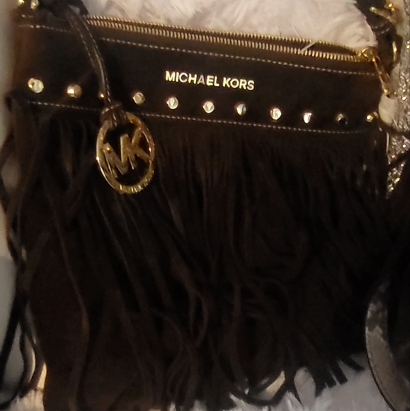 Michael Kors Brown Shoulder Bag with Structured Design - Picture 2 of 2